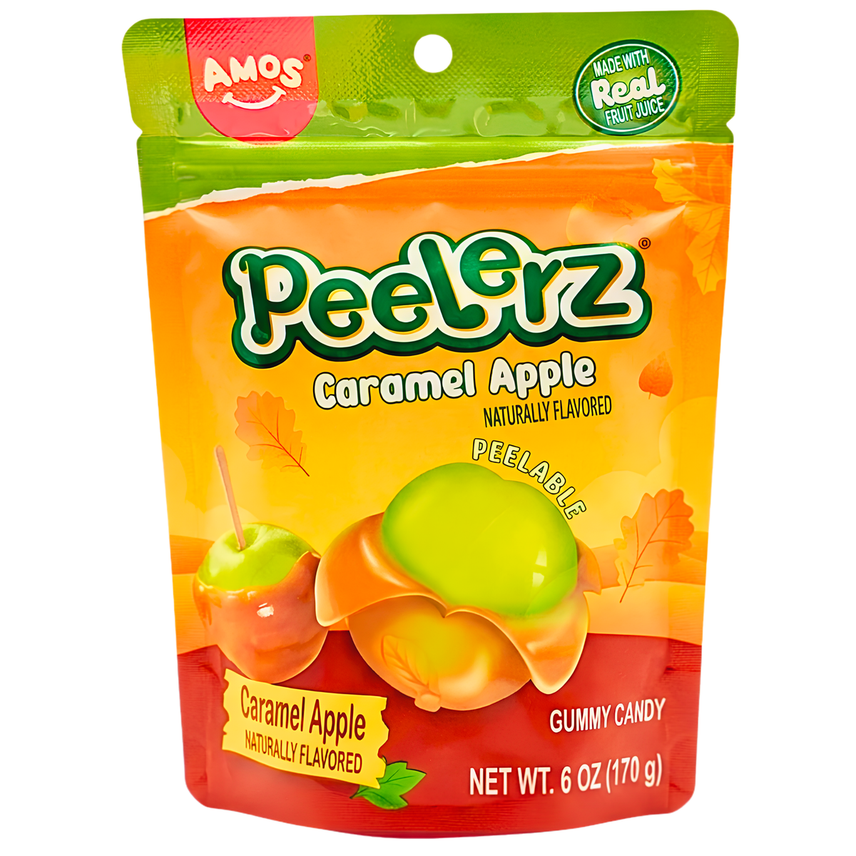 Amos Peelerz Caramel Apple Gummy Candy