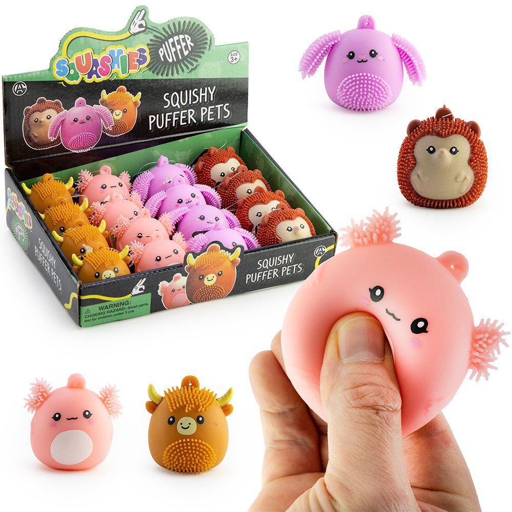 Squishy Puffer Animal Assortment