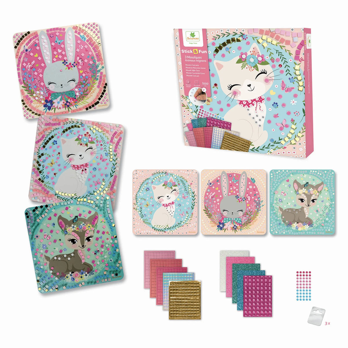 Stick'N Fun - Mosaics Cute Pets