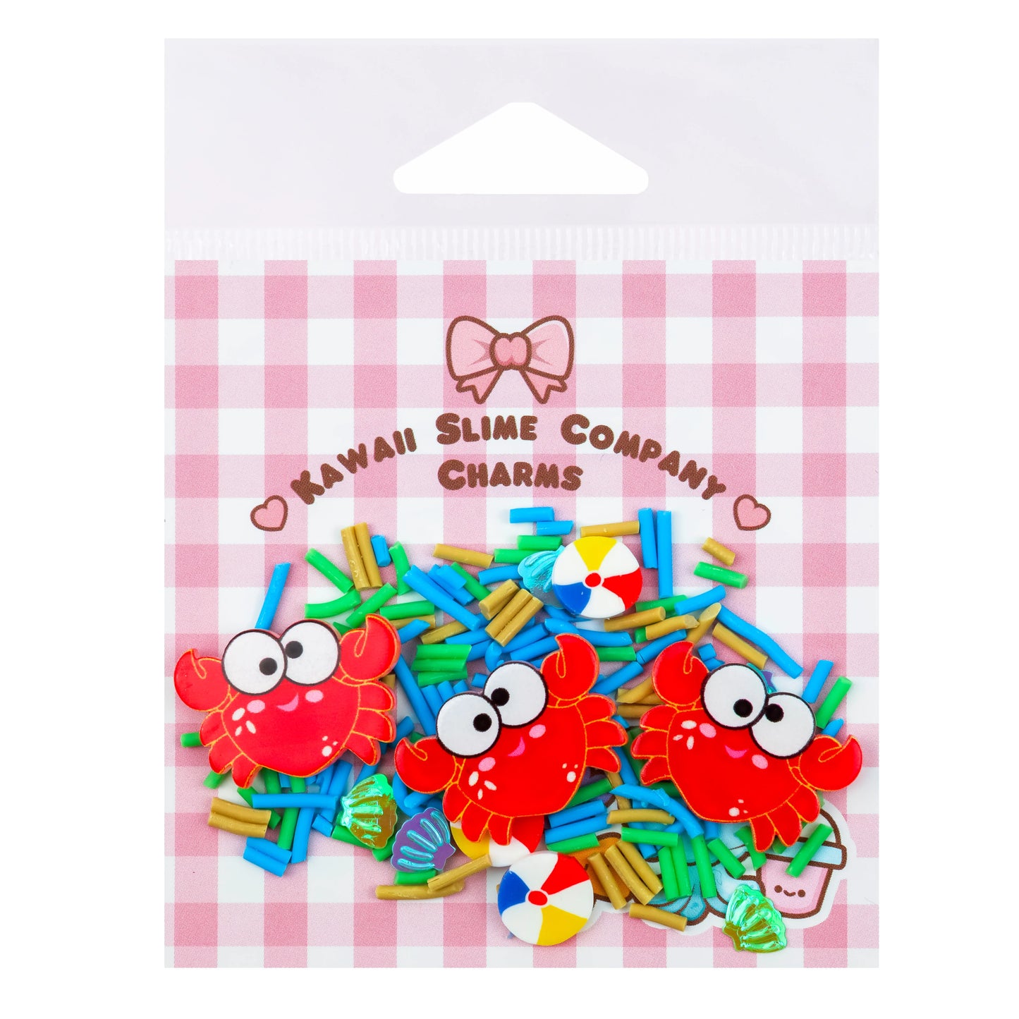 Clawsome Beach Day Slime Toppings