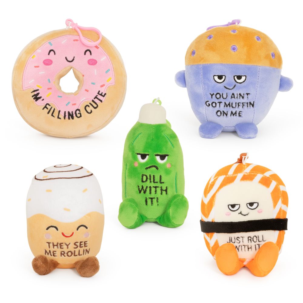 Snarky Food Plush Keyrings - Series 1