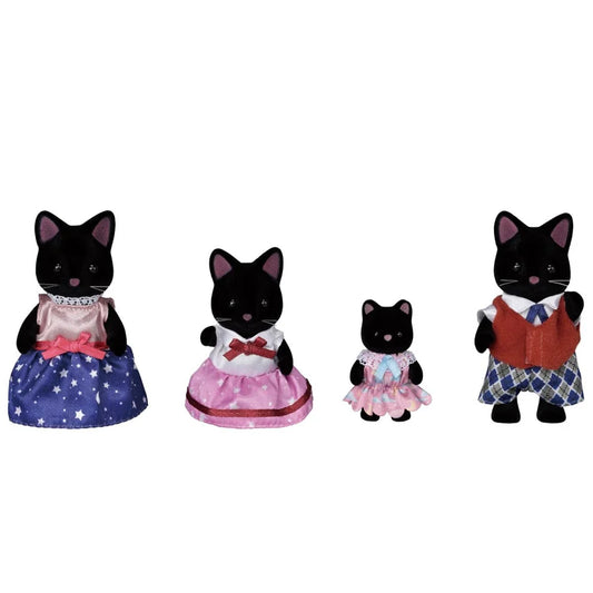 Calico Critters Midnight Cat Family