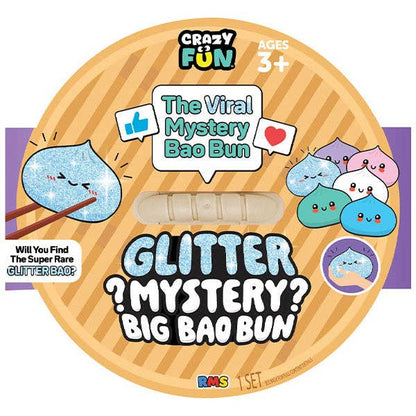 RMS® Crazy Fun™ 7" Bao Bun Mystery Squishy Rare Glitter