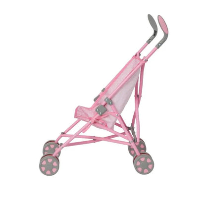 Pink Hearts Umbrella Stroller