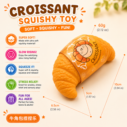 Croissant Squishy Toy