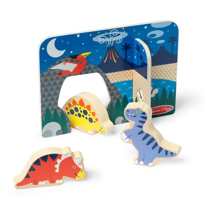 Wooden Dinosaurs Play Set