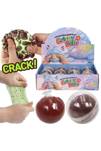 Chocolate Crispy Cracking Clay Ball