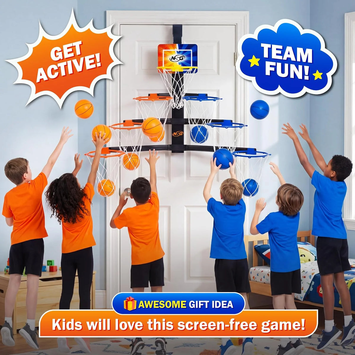 Over the Door Hoop Race