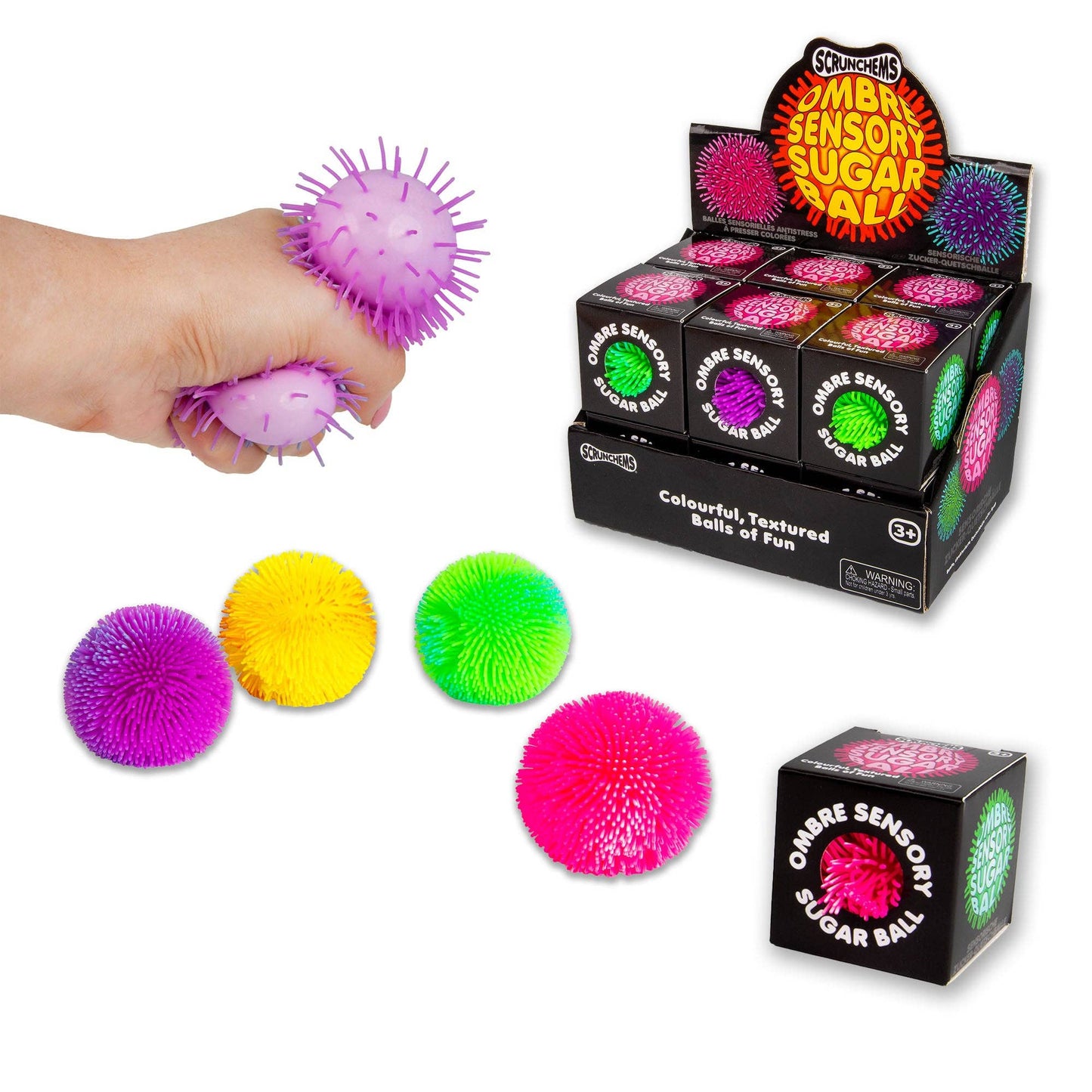 Scrunchems® Ombre Sensory Sugar Ball Squishy