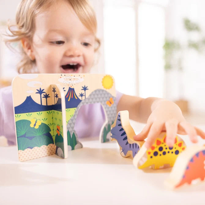 Wooden Dinosaurs Play Set