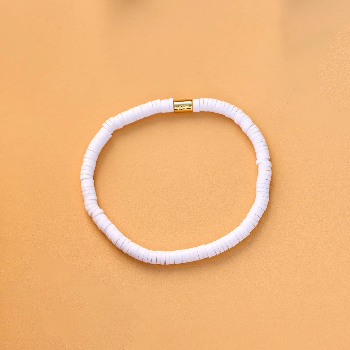 Seascape Stretch Bracelet White