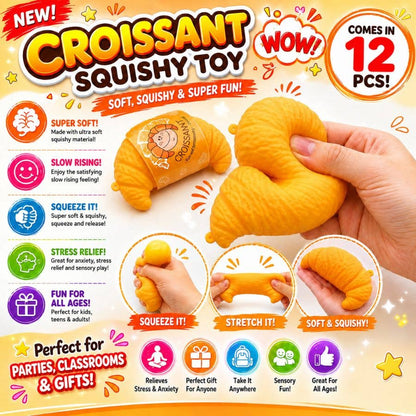 Croissant Squishy Toy