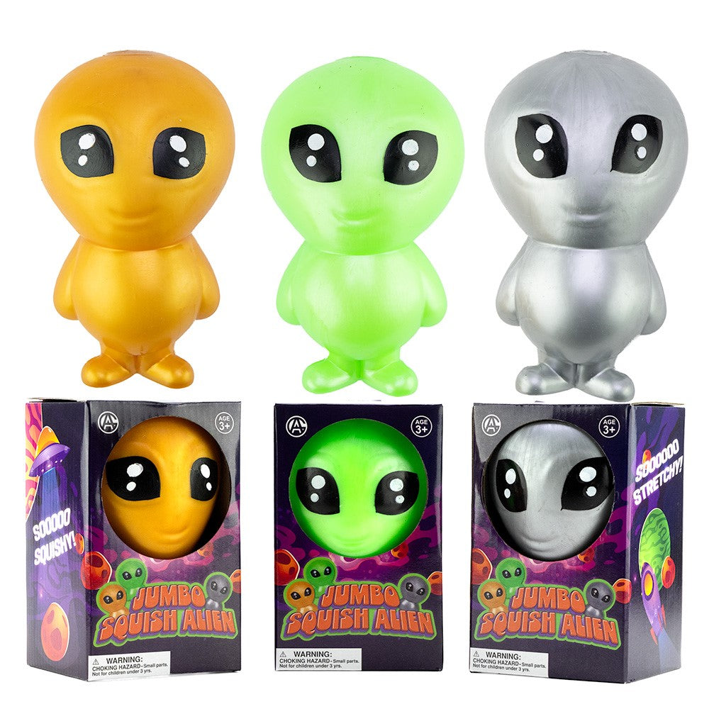 Jumbo Squishy Flour Filled Alien