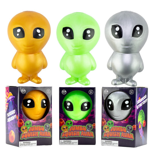 Jumbo Squishy Flour Filled Alien