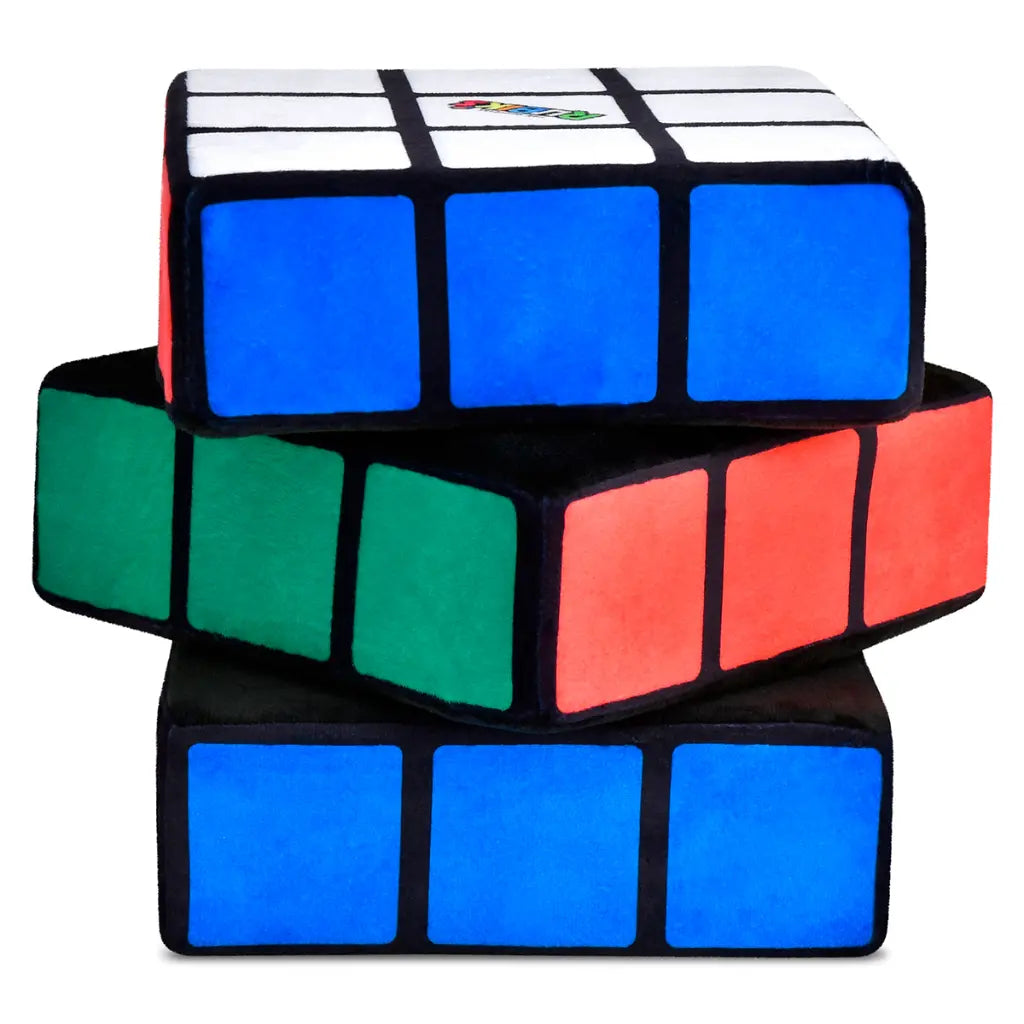 Rubik's Cube Spinning Plush