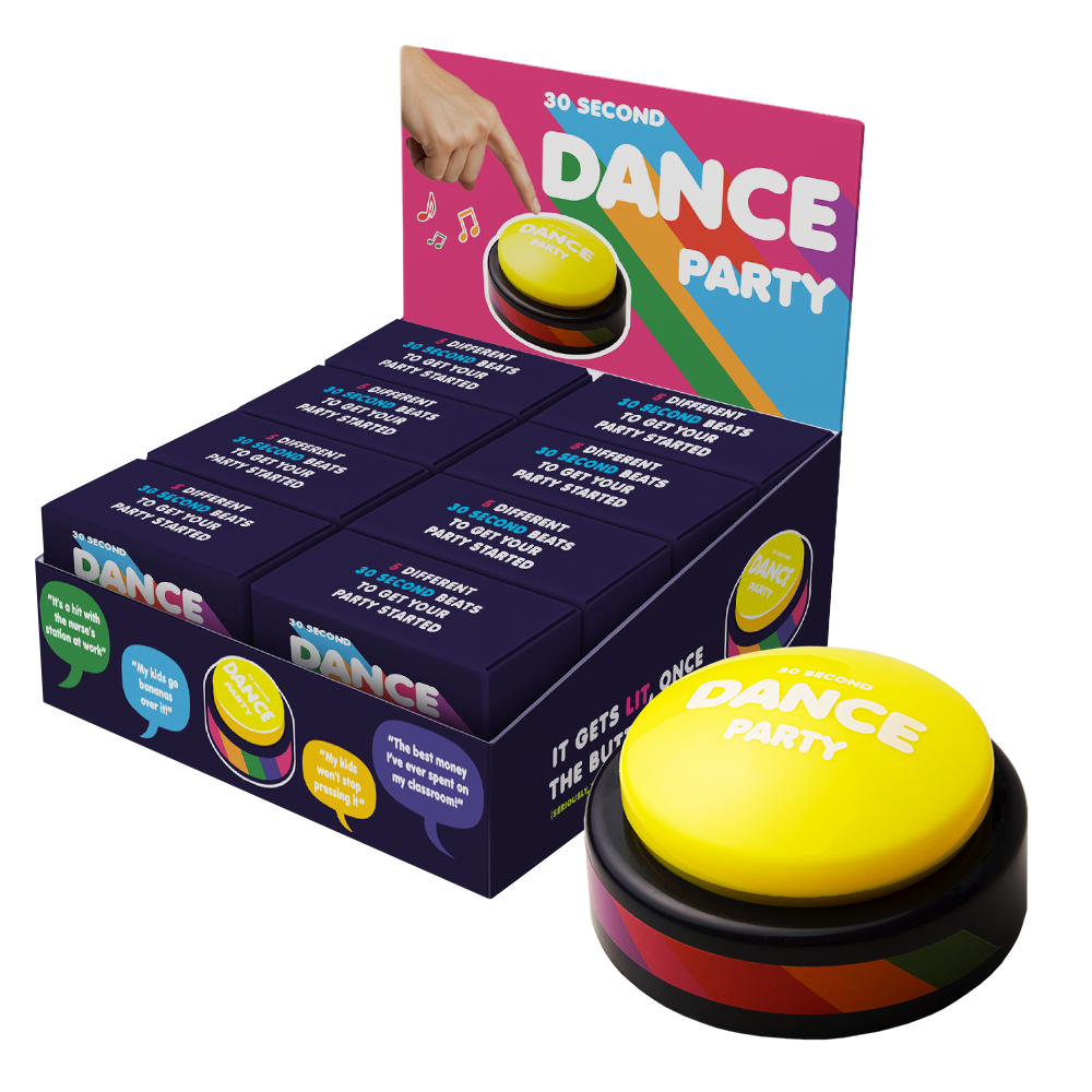 30 Second Dance Party Button, The Original