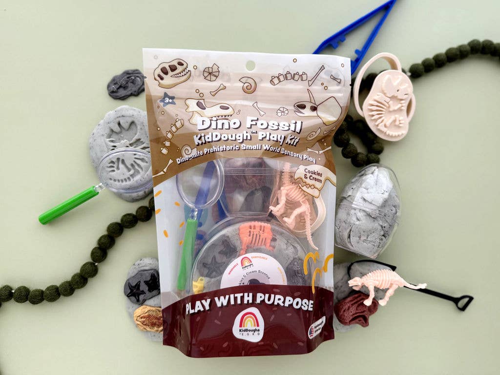 Dinosaur Fossil Dig KidDough Play Kit