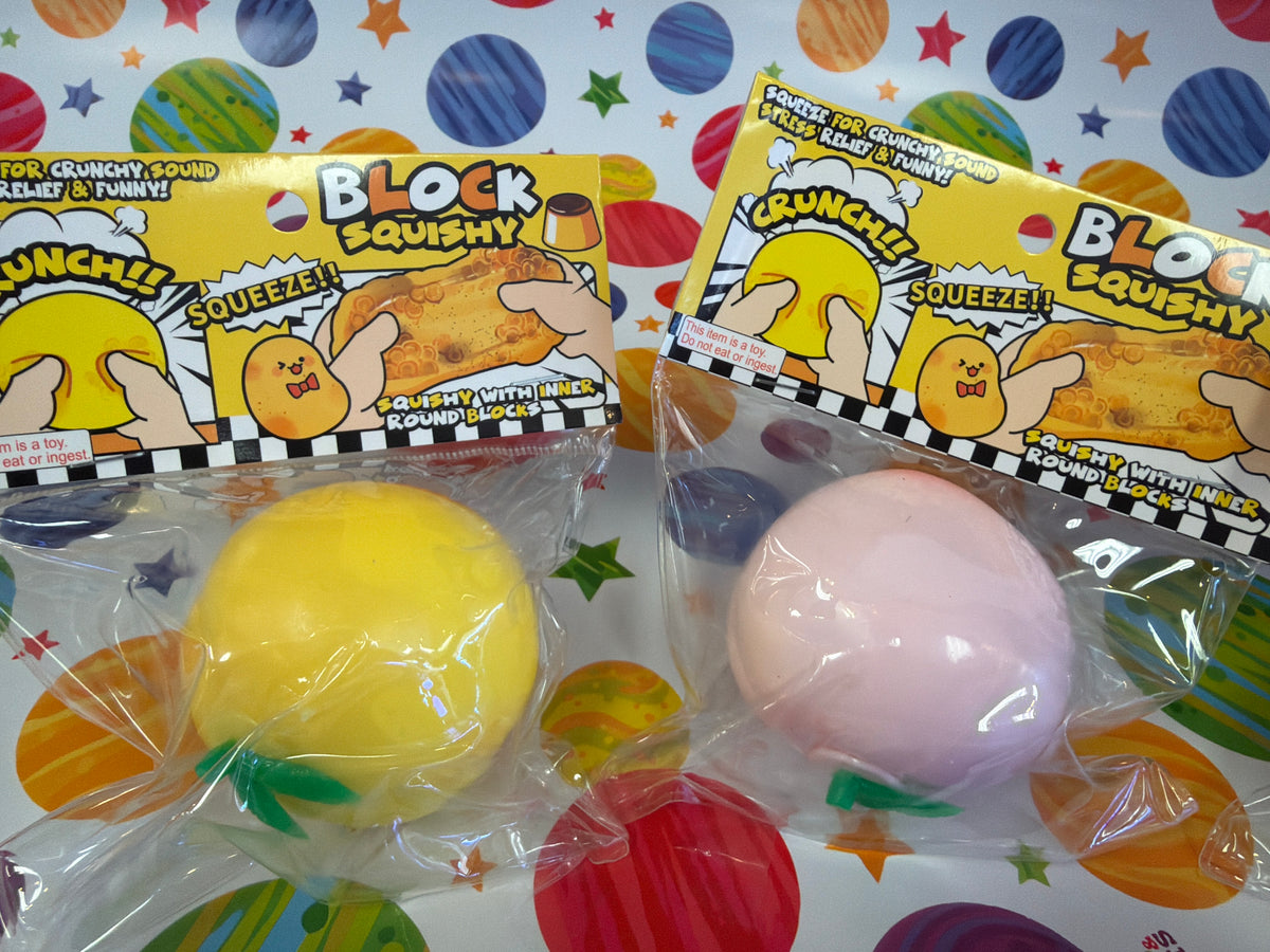 Block Squishy Peach Crunchy
