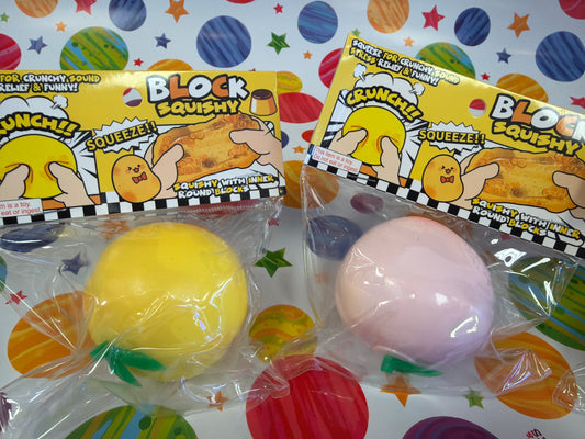 Block Squishy Peach Crunchy