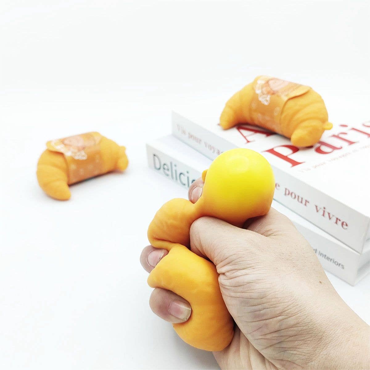 Croissant Squishy Toy