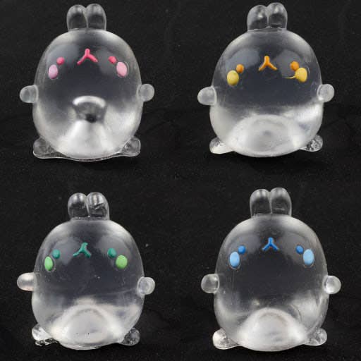 Molang Clear Mochi Squishy