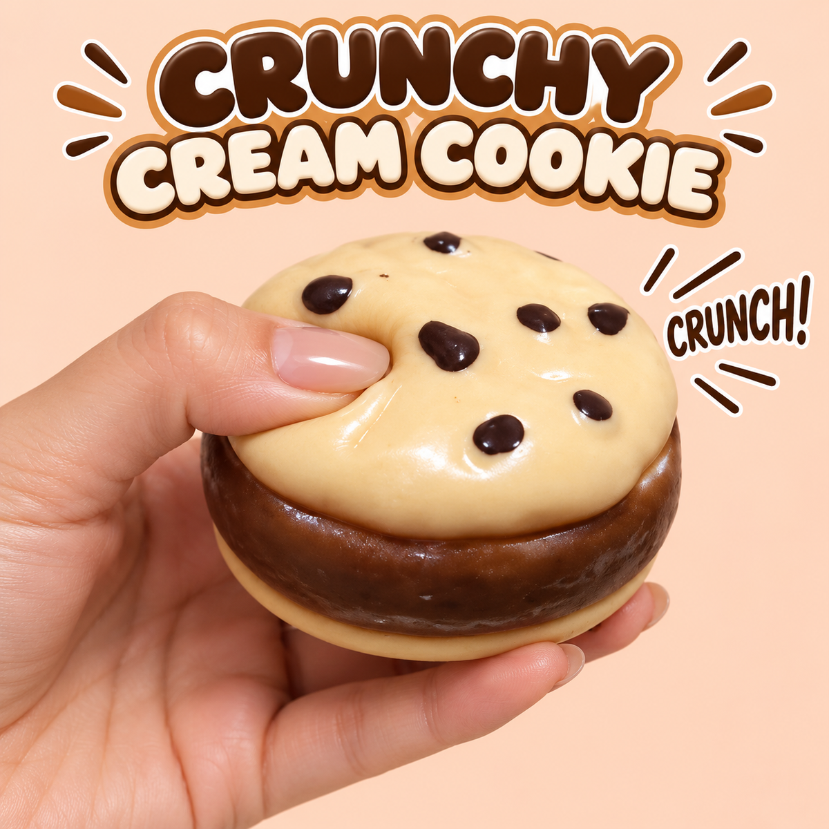 Crunchy Cream Cookie ASMR Squishy
