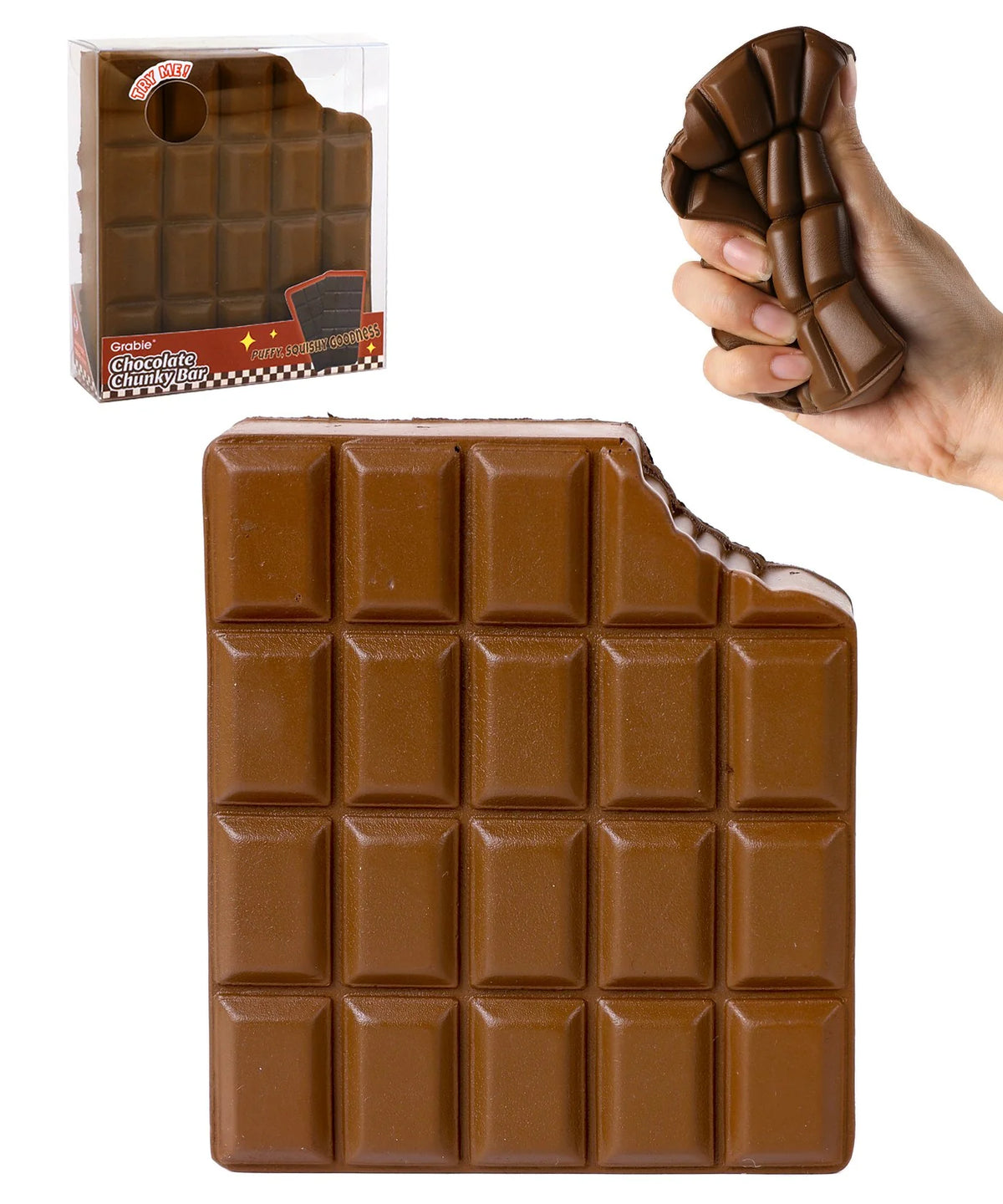 Squishy Chocolate Chunky Bar
