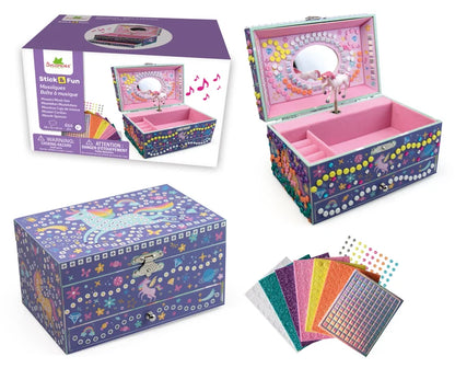 Stick'N Fun - 3D Mosaics Music Box Unicorn