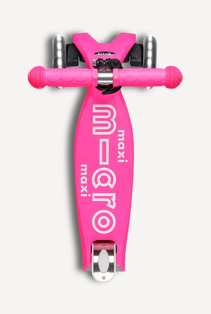 Maxi Deluxe Foldable LED Scooter Pink