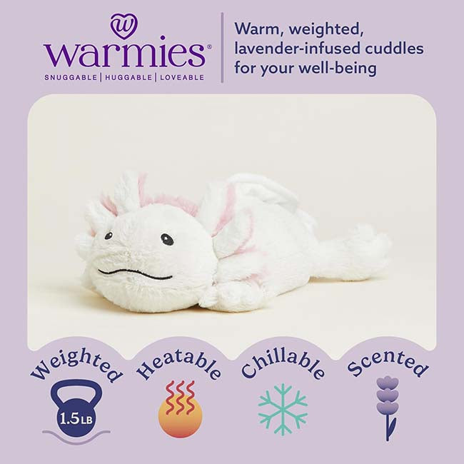 White Axolotl Warmies
