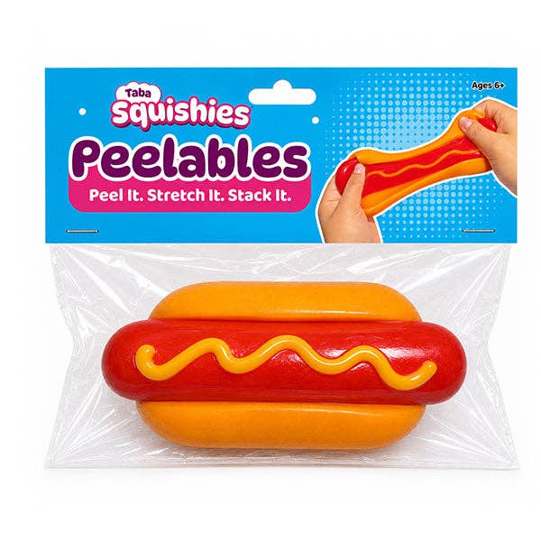 Taba Squishies® Peelables  Hot Dog