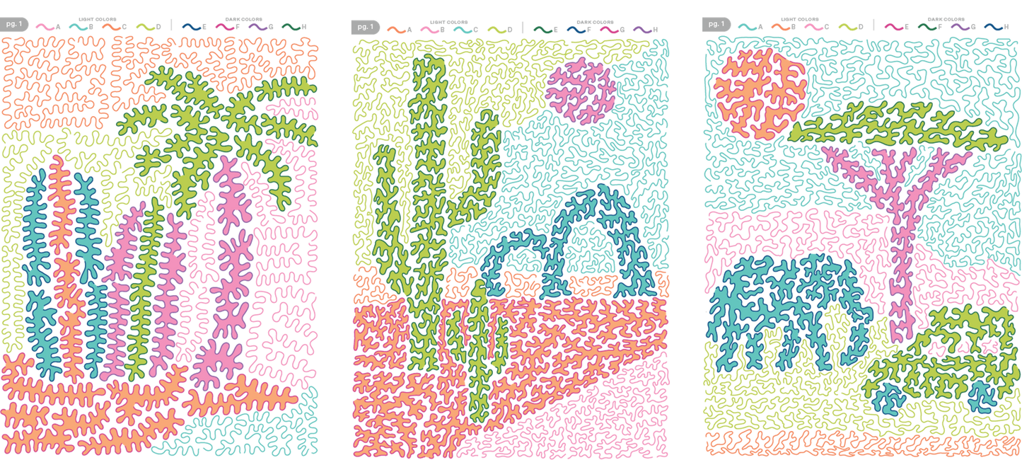 FlowArt - Trace by Letter - Pack Your Bags