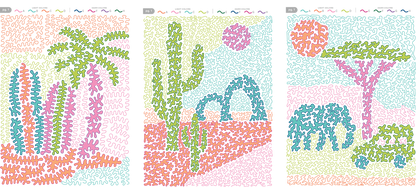 FlowArt - Trace by Letter - Pack Your Bags