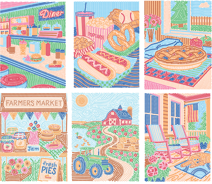 FlowArt - Dot By Letter - Americana