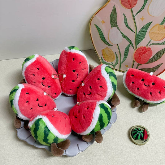 Watermelon Plush Keychain