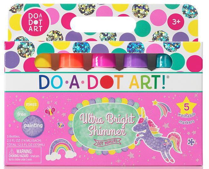 Dot Markers 6 Pack Bright Shimmer-1