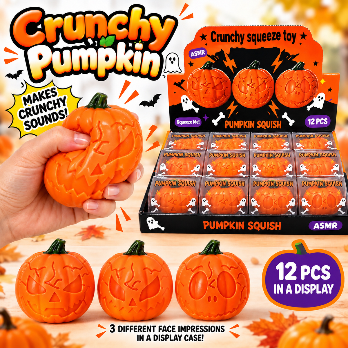 Crunchy Pumpkin ASMR Squishy