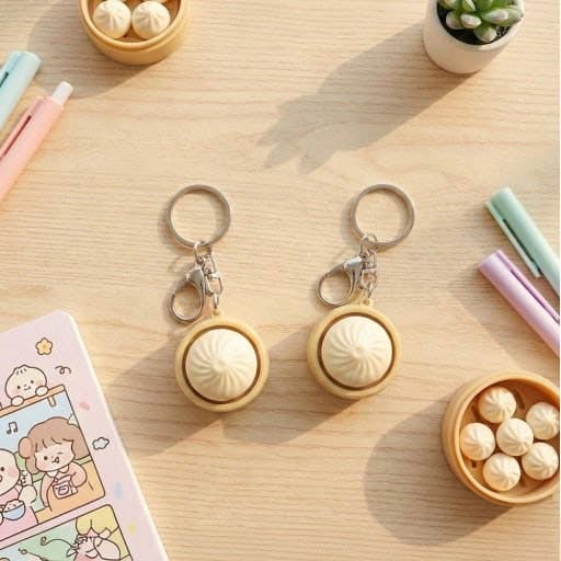 Original Dumpling Clicker Keyring