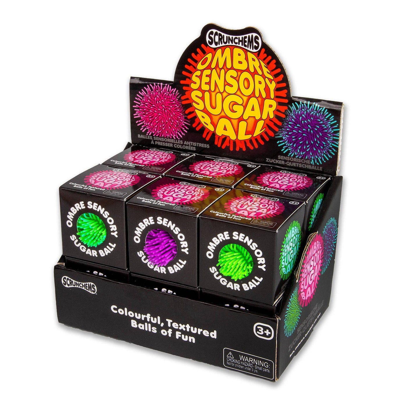 Scrunchems® Ombre Sensory Sugar Ball Squishy