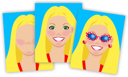 Make a Face Sticker Pad