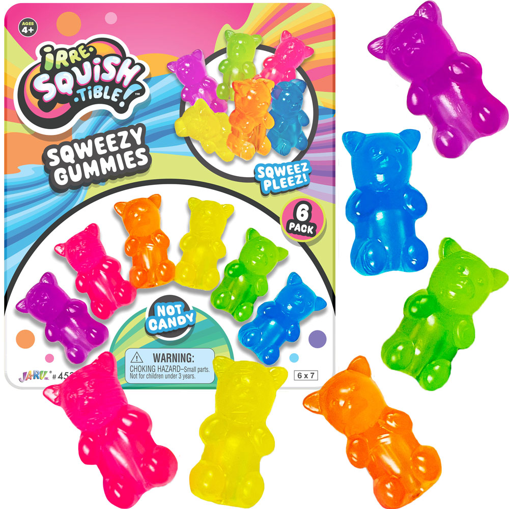 Squeezy Gummie Bears 6pk