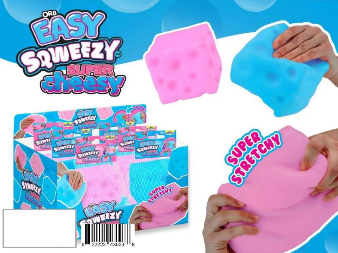 Easy Sqweezy Super Cheese Pink & Blue