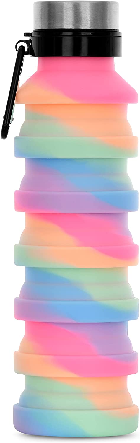 Happy Stripe Water Bottle