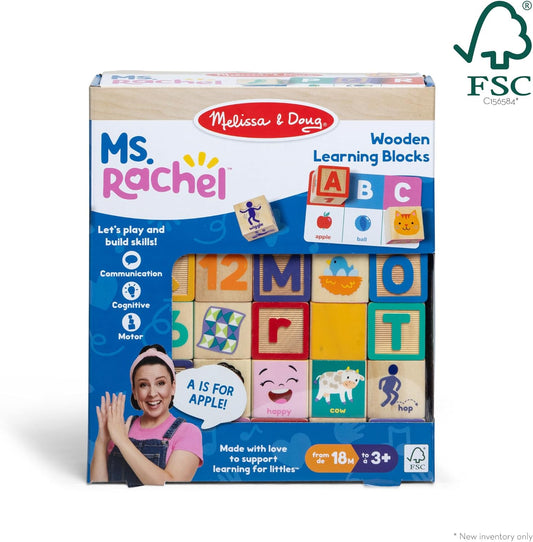 Ms. Rachel Wooden Blocks
