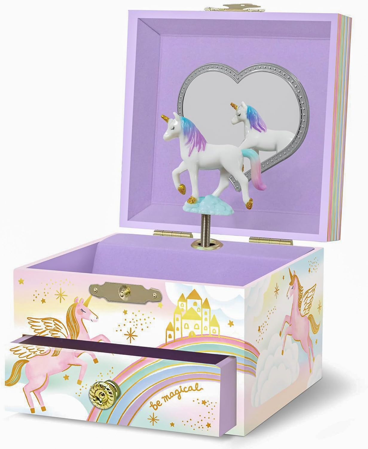 Unicorn Musicl Jewelry Bx
