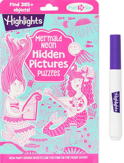Mermaid Neon Hidden Pictures