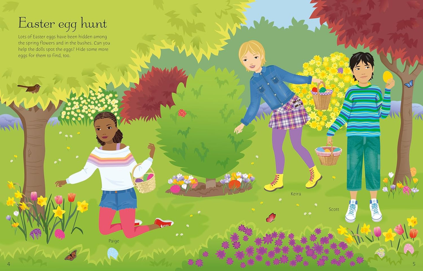 Sticker Dolly Dressing Easter Book