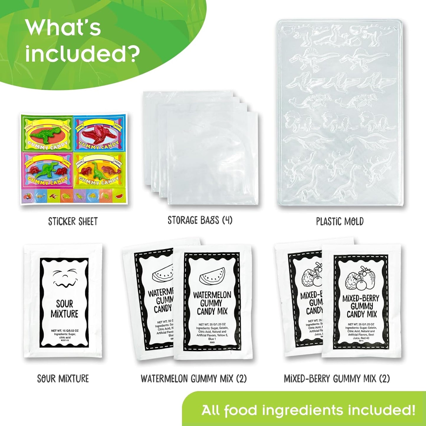 Dinosaur Gummy Candy Lab