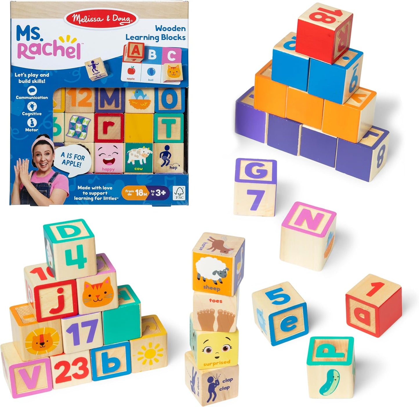 Ms. Rachel Wooden Blocks