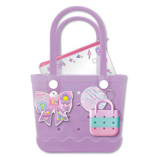 Beach Tote Bag Charms Bow-1